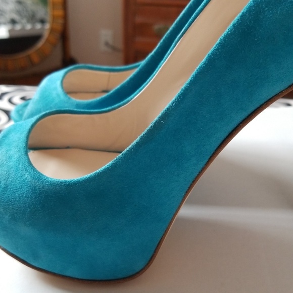 BNY suede  platform heels - Picture 4 of 4